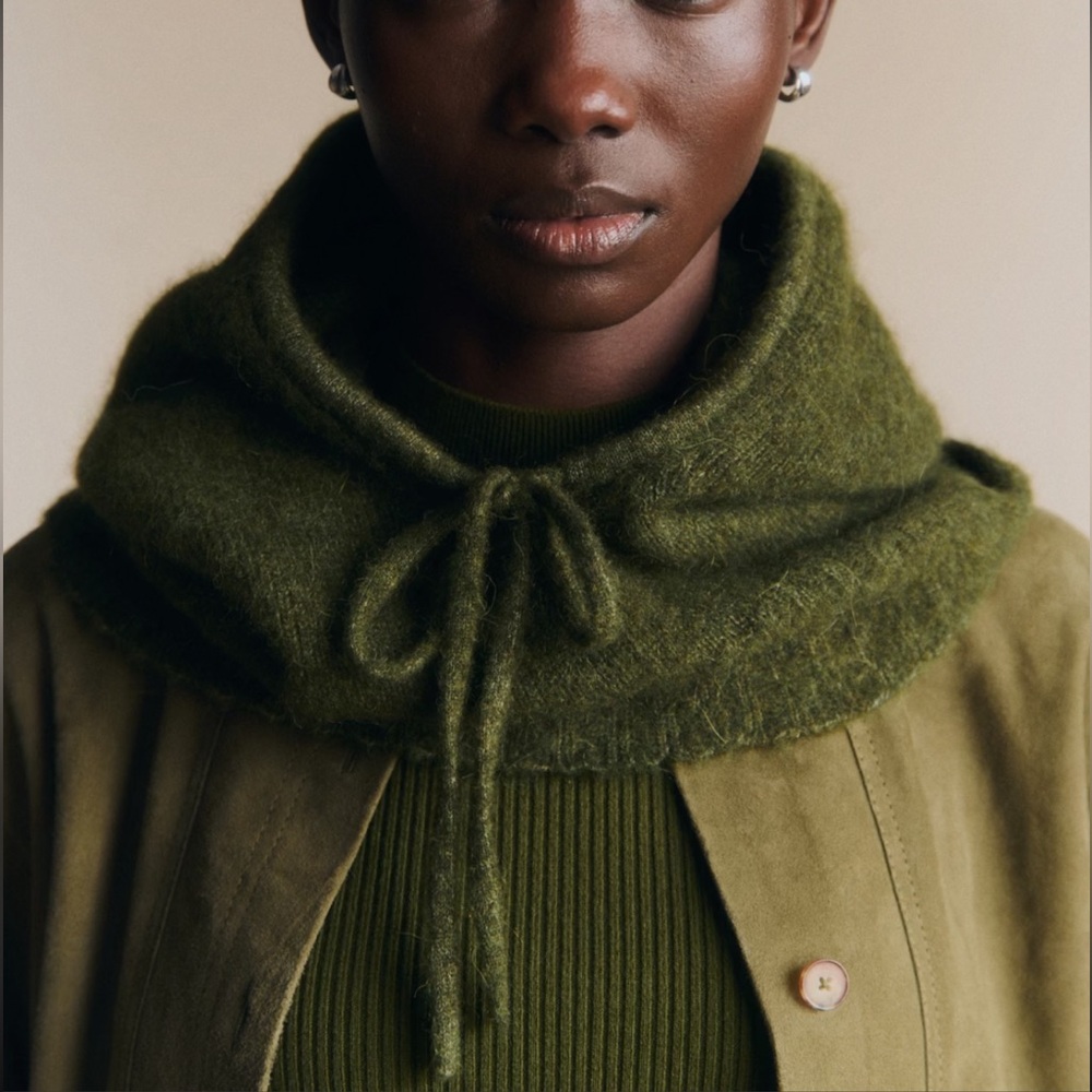 Sézane Côme Hooded Scarf - Picture 3 of 6